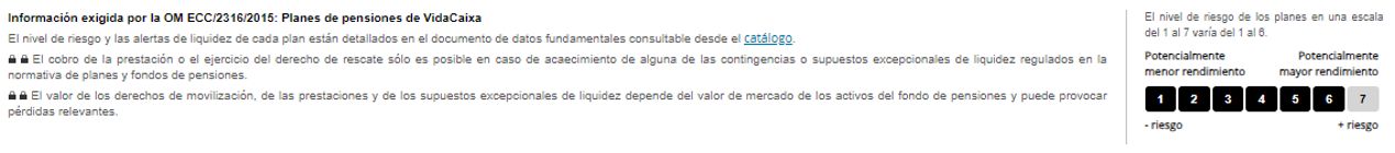 Information on VidaCaixa pension plans.